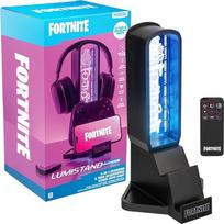 "Fortnite" 3-in-1 ausinių stovas ir technikos įkrovimo stotelė su pulto valdiklio laikikliu ir 2 USB-C prievadais, RGB spalvas keičiančiu šviesos skydeliu, oficialiai licencijuota dovana žaidėjams | Paladone...