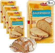 "Frießinger Mühle Farmer's Bread" duonos kepimo mišinys, 5 x 500 g, skirtas orkaitei, malkinei krosniai arba duonos kepimo mašinai.