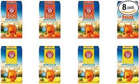 "frio" šaltos arbatos arbatinukas, 8 vnt., "Classic Iced Tea Peach and Lemon" (8 x 45 g)