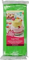 "FunCakes" ritininis fondantas, pavasariškai žalias, lengvai naudojamas, lygus, lankstus, minkštas ir elastingas, puikiai tinka tortams dekoruoti, halalinis, košerinis ir be glitimo, 1 kg