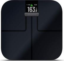 "Garmin Index S2", išmaniosios svarstyklės su belaidžiu ryšiu, kūno riebalų, raumenų, kaulų masės, kūno vandens % ir kt., juodos spalvos