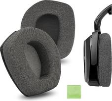 "Geekria Comfort Linen" pakaitiniai ausų įdėklai "Sennheiser RS195/185/175/165", "HDR185/175/165" ausinių remonto dalims tamsiai pilkos spalvos