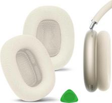 "Geekria Comfort" pakaitiniai tinkliniai ausų įdėklai, suderinami su "Apple AirPods MAX" (A3184) ausinių ausų įdėklais (balti)