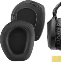 "Geekria QuickFit" pakaitiniai ausinių įdėklai "Sennheiser RS195/185/175/165", "HDR195/185/175/165" ausinių remonto dalims (juodi)
