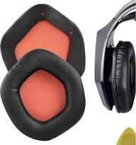"Geekria" "QuickFit" baltyminės odos pakaitinės ausinių pagalvėlės, skirtos "Asus STRIX 7.1/2.0/PRO/DSP" ausinėms Ausinių pagalvėlės Ausinių pagalvėlių remonto dalys (juodos spalvos)
