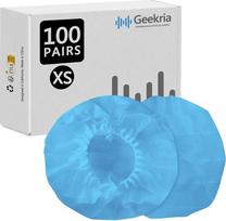 "Geekria" 100 porų tamprių ausinių dangtelių, vienkartiniai ausinių kaušeliai telefono ausinėms, biuro ausinėms, kompiuterio ausinėms, skambučių centro ausinėms, ausų pagalvėlės (1,2 - 2,4 colio)