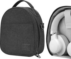 "Geekria" ausinių dėklas, suderinamas su JBL Tune770NC, TUNE750NC, Tune 570BT, Sennheiser Momentum 4 Leak, PXC 550II, pakaitinis dėklas su kabelių laikymo vieta (pilkas)