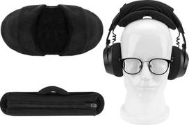 "Geekria" ausinių dangtelis ir "Velcro" kilimėlis tinka 1-1,4 colio ausinėms, suderinamas su "Bose QC 45", "QC 35 II", "Beats Studio Pro", "Sony WH-1000XM6", "1000XM5", "ATH-M50x" (veliūras)