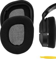 "Geekria" keičiamos ausų pagalvėlės "Turtle Beach Stealth 600 Gen2/Gen2USB/Gen2MAX/Gen3 (600XB)/500 XB" belaidėms ausinėms keičiamosios dalys (juodos)
