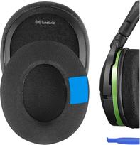 "Geekria" pakaitiniai ausinių pagalvėlės "Turtle Beach Stealth 600 Stealth 500 Stealth 400 Stealth 300" ausinėms "Earpads" ausų pagalvėlės ausų kaušelių remonto dalys (juodos spalvos)