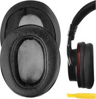 "Geekria" pakaitinis "Sony MDR-1ABT", MDR-1RBT, MDR-1RNC ausinių ausinių pagalvėlė / ausies pagalvėlė / ausies kaušeliai / ausies dangtelis / ausų pagalvėlių remonto dalys (juoda)