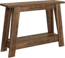 "Generisch Rustic Console Table", 2 pakopų įėjimo stalas, siauras sofos stalas