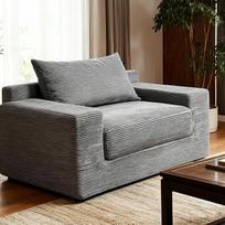 "Generisch" sulankstoma sofa-lova, maža, 120 cm pločio, su virvele, be kaulų, sofa-lovelė, universali grindų sofa, miegamoji kėdė su pagalvėle, skirta mažoms erdvėms, miegamajam ir svetainei, pilka