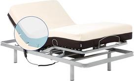 "Gerialife" elektrinis pasukamas lovos komplektas su ortopediniu čiužiniu su atmintimi 20 cm (80 x 190 cm, kabelinis valdymas), kabelinis nuotolinio valdymo pultas, 80 x 190 cm