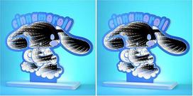 "Get Trend Sanrio Cinnamoroll" LED lempa su begalybės veidrodžio efektu, naktinė šviesa vaikams ir suaugusiesiems su USB kabeliu, Kawaii Anime dovanos mergaitėms moterims (Multi Cinnamoroll) (2 vnt.)