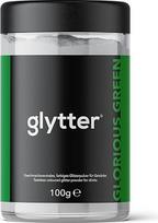 "Glytter" blizgučių milteliai gėrimams (žali) - valgomi blizgučiai gėrimams ir skysčiams, pvz., putojančiam vynui, kokteiliams - geriami ir beskoniai blizgučių milteliai, blizgučių dulkės, pagaminti Vokietijoje