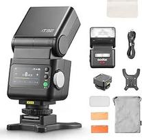 "Godox iT32" su "X5-N" fotoaparato blykste, skirta "Nikon", nuimamas magnetinis fotografavimo / paleidimo įtaisas su TTL ir HSS, 2.4G daugiablykstės sinchronizavimo funkcija, įmontuota baterija, jutiklinis ekranas, difuzorius, filtras, laikymo krepšys
