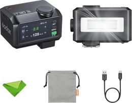 "Godox" it30pro n it30pro-n TTL blykstė Nikon fotoaparatui, GN15 1,5 s atkūrimo laikas, 560 pilnos galios blykstė, 2,4 g belaidis integruotas ličio akumuliatorius, 2,8 colių spalvotas jutiklinis ekranas (juodas)