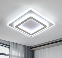"Goeco" lubų šviestuvas LED modernus, 44 W 4950 LM kvadratinis lubų šviestuvas, 6500 K šaltai balta šviesa, baltas LED akrilo lubų apšvietimas prieškambariui, virtuvei, miegamajam, svetainei