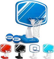 "GoSports Splash Hoop" baseino krepšinio žaidimas su baseino vandens krepšinio lanku, 2 kamuoliais ir pompa