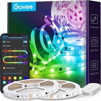 "Govee" LED juosta, RGBIC LED juosta, 10 m, muzikos sinchronizavimas, segmentų valdymas, spalvų keitimas, 64 scenų režimai, valdoma programėle, skirta vakarėliams, namams, miegamiesiems, televizoriui, 10 m