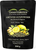 "GreenValence" žalioji arbata "Gunpowder" su citrina ir imbieru - aromatingas žaliosios arbatos mišinys | gaivus ir aštrus | natūralus, be priedų | aukščiausios kokybės arbata karštai ir šaltai, šaltai arbatai ir sąmoningam malonumui (200 g)