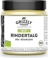 "Grizzly Foods" - ekologiškas jautienos taukai (1 x 330g) - 100% natūralūs - aukšta dūmingumo riba - be priedų - puikiai tinka kepti, skrudinti, skrudinti - kreminės tekstūros ir sviestinio riešutų aromato - ekologiški jautienos taukai