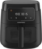 "Grundig FRY 7320" karšto oro kepsninė, 7,6 l talpos, 1750 W, jutiklinis ekranas, didelis matymo langas, temperatūros ir laiko nustatymas, neprideganti danga, krepšys, kurį galima plauti indaplovėje, juoda