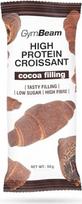 "GymBeam" baltyminis kruasanas su kakavos įdaru - baltyminis užkandis, skirtas raumenų augimui ir kaulų sveikatai, daug skaidulų, mažai cukraus, 10 x 50 g