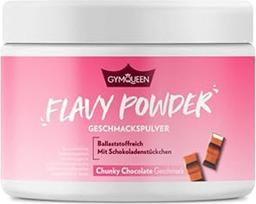 "GymQueen Flavy" milteliai 250 g, "Chunky Kiddy Chocolate", mažai kalorijų turintys skonio milteliai, skirti saldinti, kepti ir rafinuoti maistą, turintys daug skaidulų