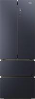 "Haier" HFW7720ENMB Kombinuotas šaldytuvas-šaldiklis / Prancūziškos durys / Spalva: Obsidian Black Inox / 477 litrų / MyZone Plus / Drėgmės zona / Išmanieji namai: integruotas "Wi-Fi" / Taip pat galima valdyti per HOn programėlę