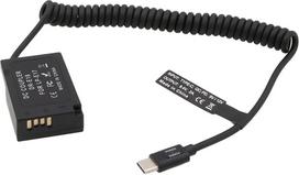 "HangTon" USB C į LP-E17 baterijos manekenas, skirtas "Canon EOS R8 R10 RP T6s T6i T7i X8i SL2 800D 9000D fotoaparatui 9V/12V PD DR-E18