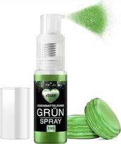 "He-Ju" valgomieji blizgučiai Spray Green 10 g, miško žalios spalvos blizgučių milteliai, valgomieji blizgučiai gėrimams ir maistui, be E171