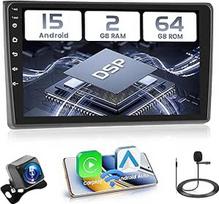 "Hikity" [2+64GB] "Android 15" automobilinis radijas "Audi A4 S4 RS4 8E B6 B7 B7 (2000-2009) Radijo belaidis "Carplay Android Car", 9 colių IPS jutiklinio ekrano radijas su galinio vaizdo kamera, "Bluetooth", navigacija, "WiFi", DSP veidrodis