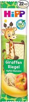 "HiPP Organic Giraffe Fruit Bar Apple Banana Oats" (22 x 23 g), nuo 1 metų, saldus tik iš vaisių, geriausios ekologiškos kokybės
