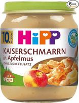 "HiPP Organic Kaiserschmarrn" obuolių padaže (6 x 200 g), nuo 10 mėnesių, be pridėtinio cukraus, skanus šiltas ir šaltas, geriausios ekologiškos kokybės