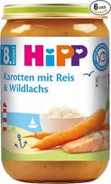 "HiPP" morkos su ryžiais ir laukine lašiša, 6 vnt. (6 x 220 g)