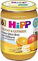 "HiPP" vaisių ir grūdų košė, smulkiagrūdė vaisių košė, 1 pakuotė (1 x 190 g)