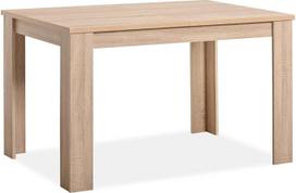 "Homestyle4u 2182" išskleidžiamas valgomojo stalas, 120 x 80 cm, stačiakampio formos stalas iki 6 asmenų, išskleidžiamas iki 153 cm, rudas ąžuolinis virtuvės stalas, medinis stalas, natūralus