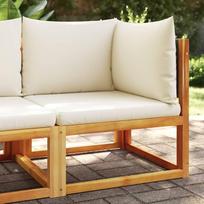 "Homgoday" sodo kampinė sofa su kieta akacijos medžio pagalve Sodo sofa Lauko sofa Sofa Sofa Patio lauko baldai Modelis 4008168