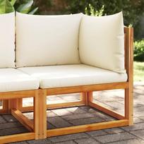"Homgoday" sodo kampinė sofa su kieta akacijos medžio pagalve Sodo sofa Lauko sofa Sofa Sofa Patio lauko baldai Modelis 4008164