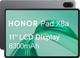 "Honor Pad X8a", 11 colių "Wi-Fi" planšetinis kompiuteris, 128GB atminties, 8300 mAh baterija, keturi garsiakalbiai, plonas metalinis dizainas, "Android 14", kosminės pilkos spalvos