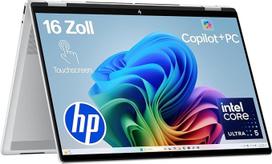 "HP OmniBook X Flip 2-in-1" naujos kartos nešiojamasis kompiuteris su dirbtiniu intelektu | "Intel Ultra 5-226V (8C)" | Dedikuotas NPU dirbtiniam intelektui | 40 NPU viršūnių | Copilot+ PC | 16 colių WUXGA 1920x1200 jutiklinis ekranas | 16GB | 512GB SSD |