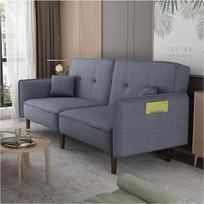 "HTI living Amrei" funkcinė sofa-lova Svečių lova pilka