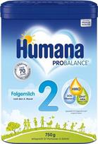 "Humana PROBALANCE Follow-on Milk 2", po 6 mėnesių, kūdikių maistas po žindymo ar pradinio maitinimo, idealiai tinka maitinimui arba kaip vienintelis pieno mišinys, 750 g