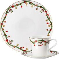 "Hutschenreuther Nora Christmas" 3 dalių kalėdinių indų rinkinys, GK