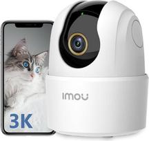 "Imou" 3K 5 MP vidaus stebėjimo kamera, 360° WLAN kūdikių kamera su dirbtinio intelekto asmens / triukšmo / judesio aptikimo funkcija, naktinio matymo funkcija, šunų kamera, vidaus stebėjimo kamera, dvipusis garsas, sirena, veikia su "Alexa