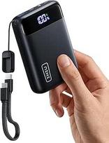 "INIU Power Bank", 20000 mAh mini maitinimo bankas, 22,5 W greito įkrovimo mažos išorinės mobiliųjų telefonų baterijos, USB C maitinimo bankas, išorinis akumuliatorius "iPhone" 17 16 15 "Pro" "Samsung S25 S24 Airpods" "iPad