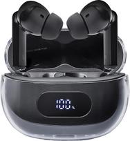 "Intenso Buds Plus TWS True Wireless" ausinės T310AE su aktyviu triukšmo slopinimu, ENC, "Bluetooth" ir iki 25 val. muzikos atkūrimu, juodos spalvos