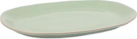 "Jamie Oliver Big Love Serving Plate", apvali, akmens masės serviravimo lėkštė, tinkama plauti indaplovėje ir mikrobangų krosnelėje, žalia, 41 x 33 cm